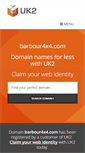 Mobile Screenshot of barbour4x4.com